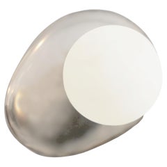 Organic Murano Glass Wall Light with Opaline Diffuser, Italy, 1970s