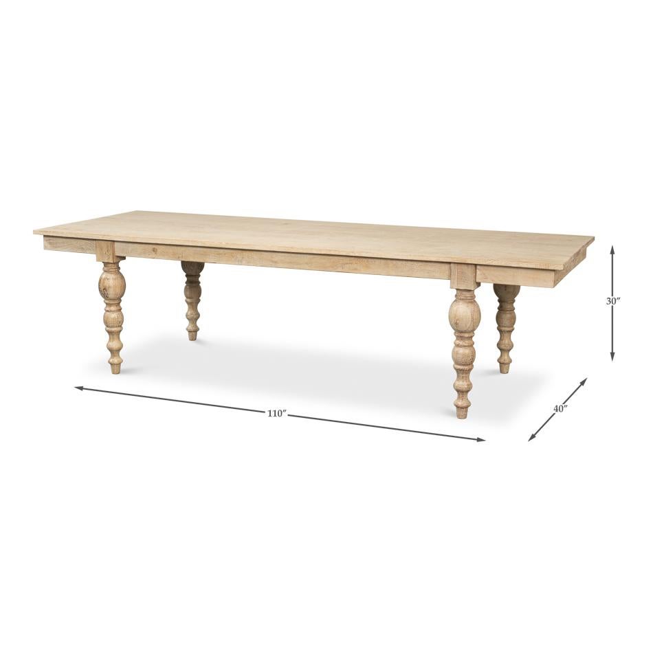 Table à manger naturelle organique en vente 1