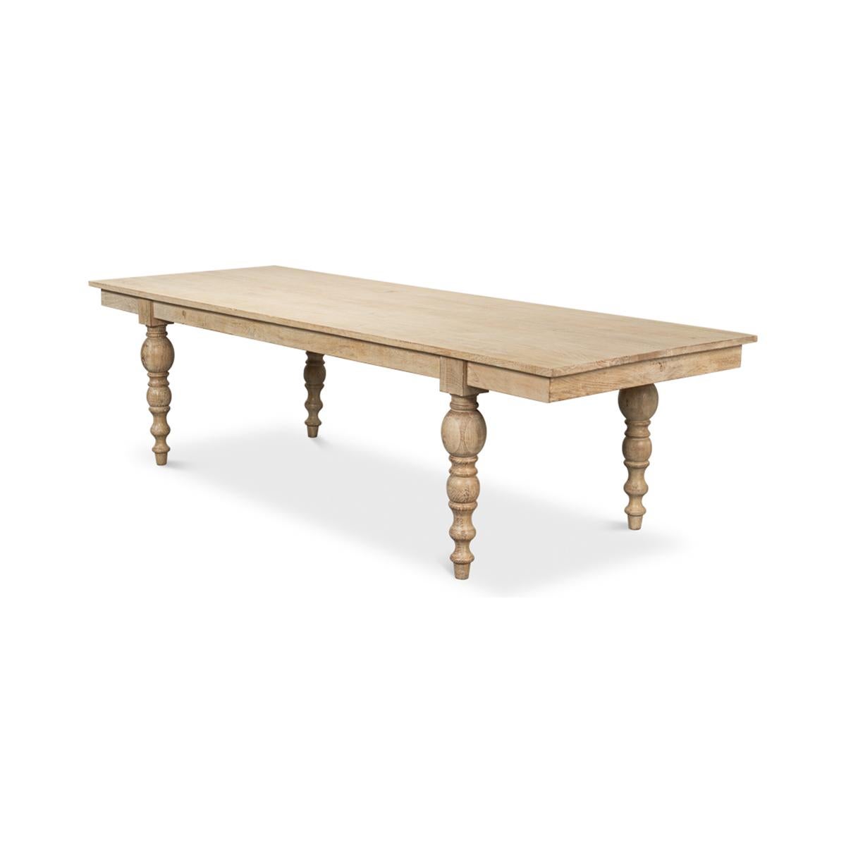 Organic Modern Organic Natural Dining Table For Sale