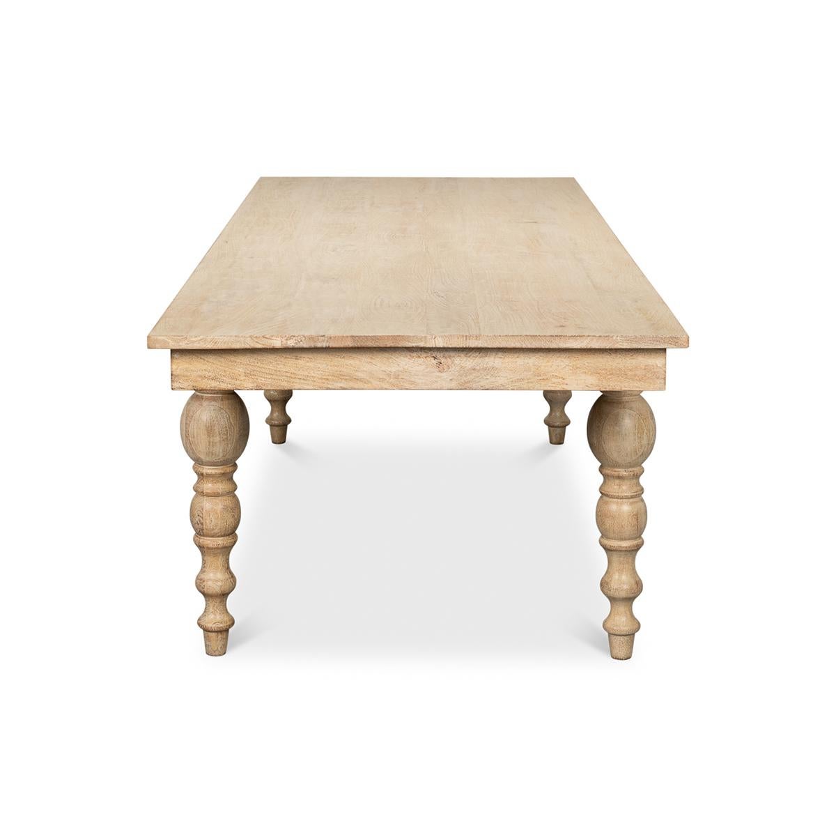 Contemporary Organic Natural Dining Table For Sale
