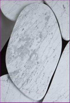 Organic Nested Marble Cocktail Table