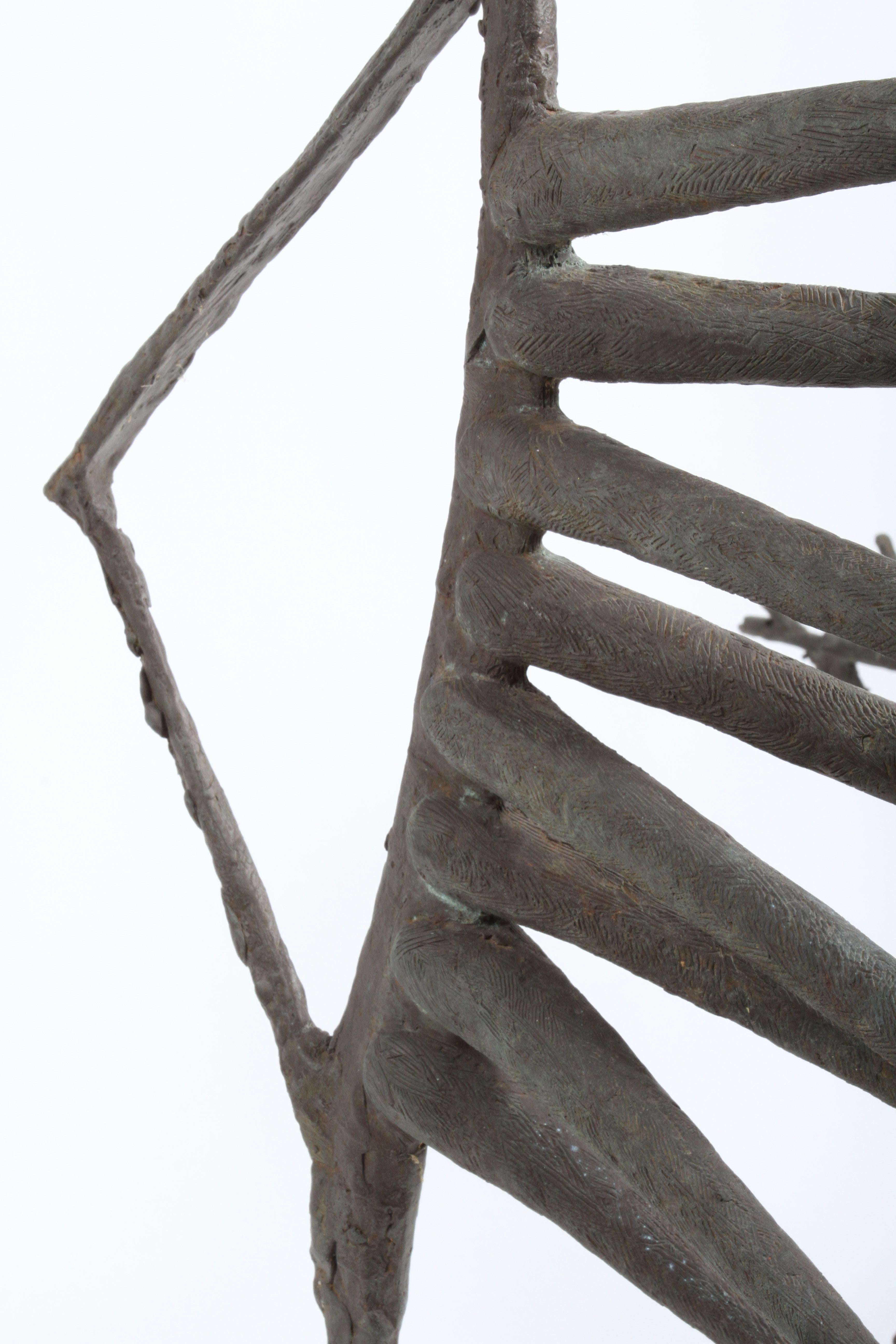 Organic or Tribal Influence Bronze Garden Sculpture by Noted Sculptor Tim Doyle For Sale 9