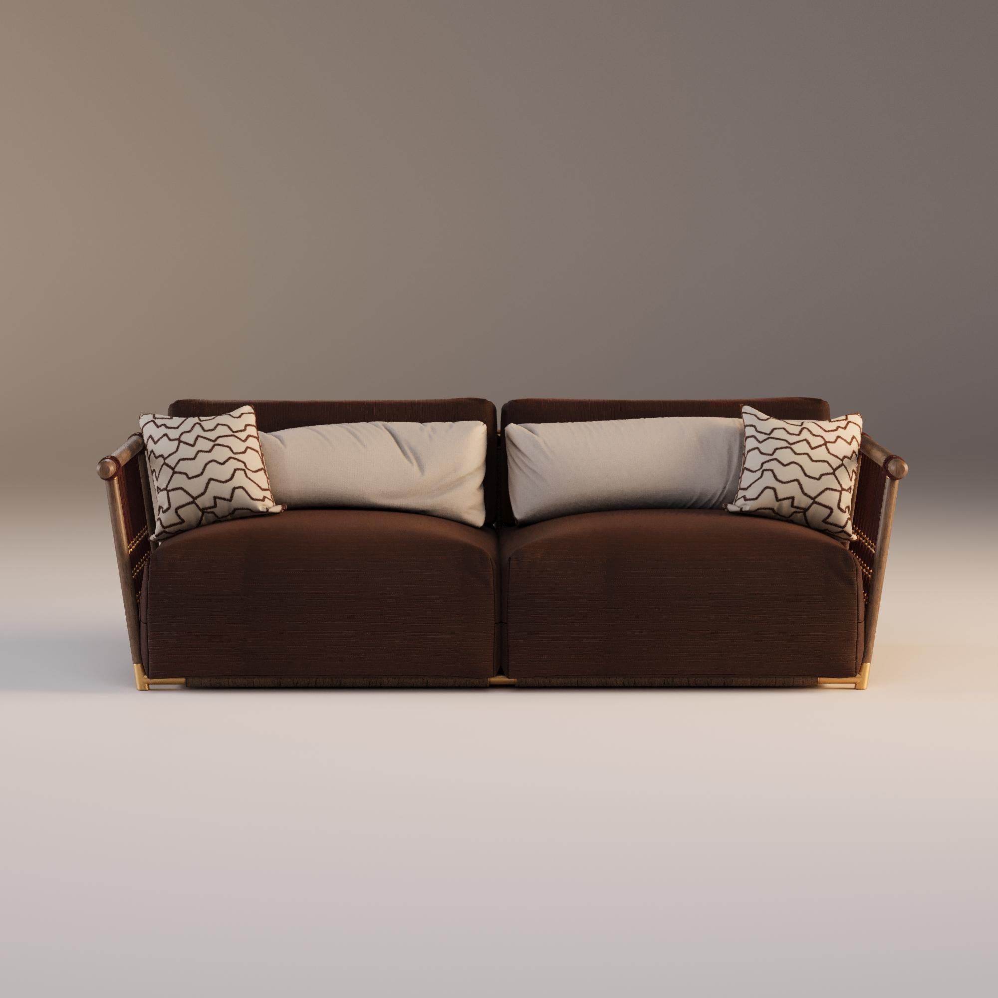 Tupi Sofa - 𝘛𝘦𝘳𝘳𝘢 𝘗𝘳𝘦𝘵𝘢 𝘓𝘪𝘯𝘦 

Ein raffiniertes Outdoor-Sofa, das von den Traditionen des Tupi-Volkes inspiriert ist und handwerkliche Seilarbeit mit langlebigen, leistungsstarken Materialien kombiniert.

Das gesamte Design dieses