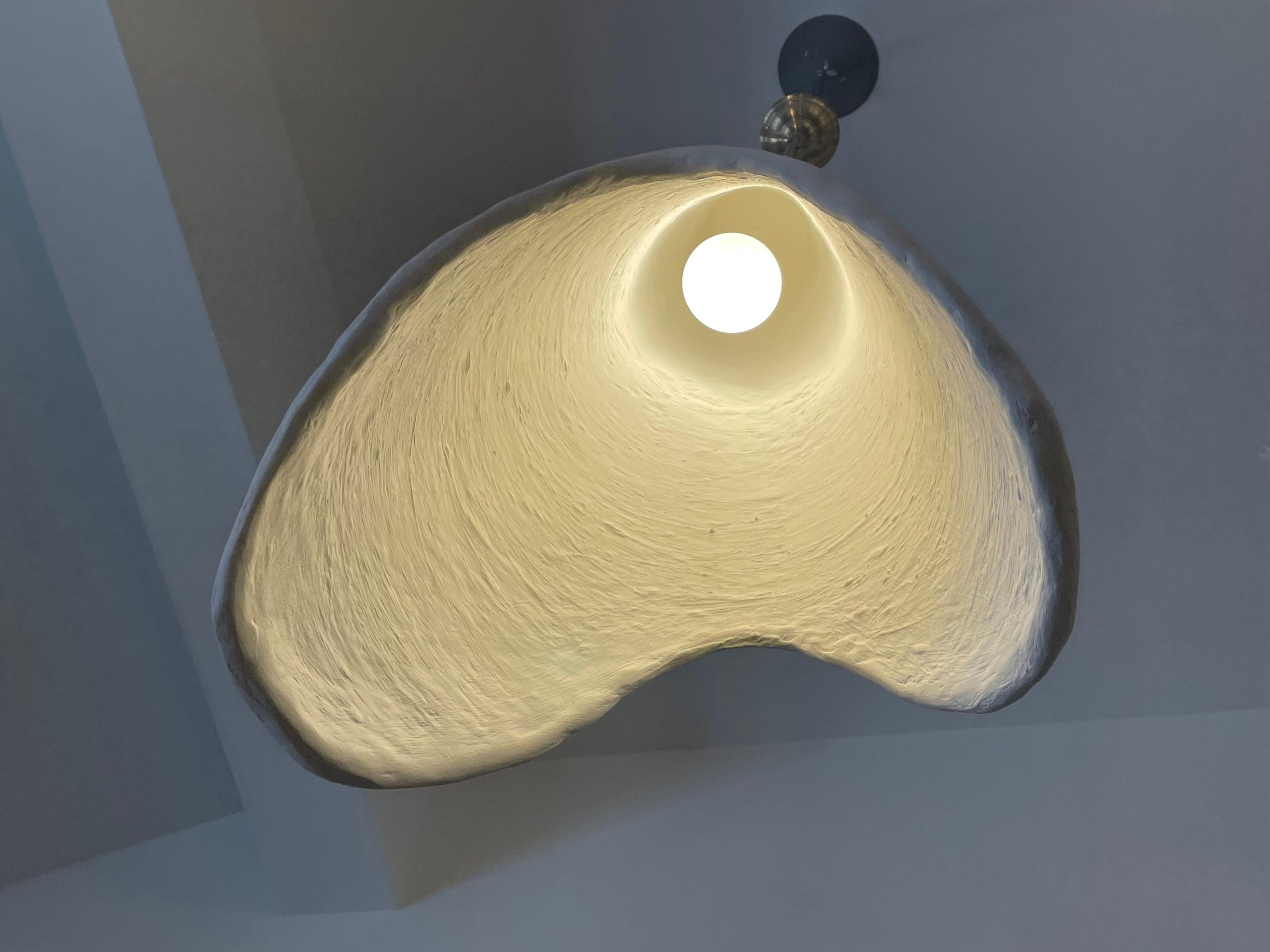 oversized cone pendant light