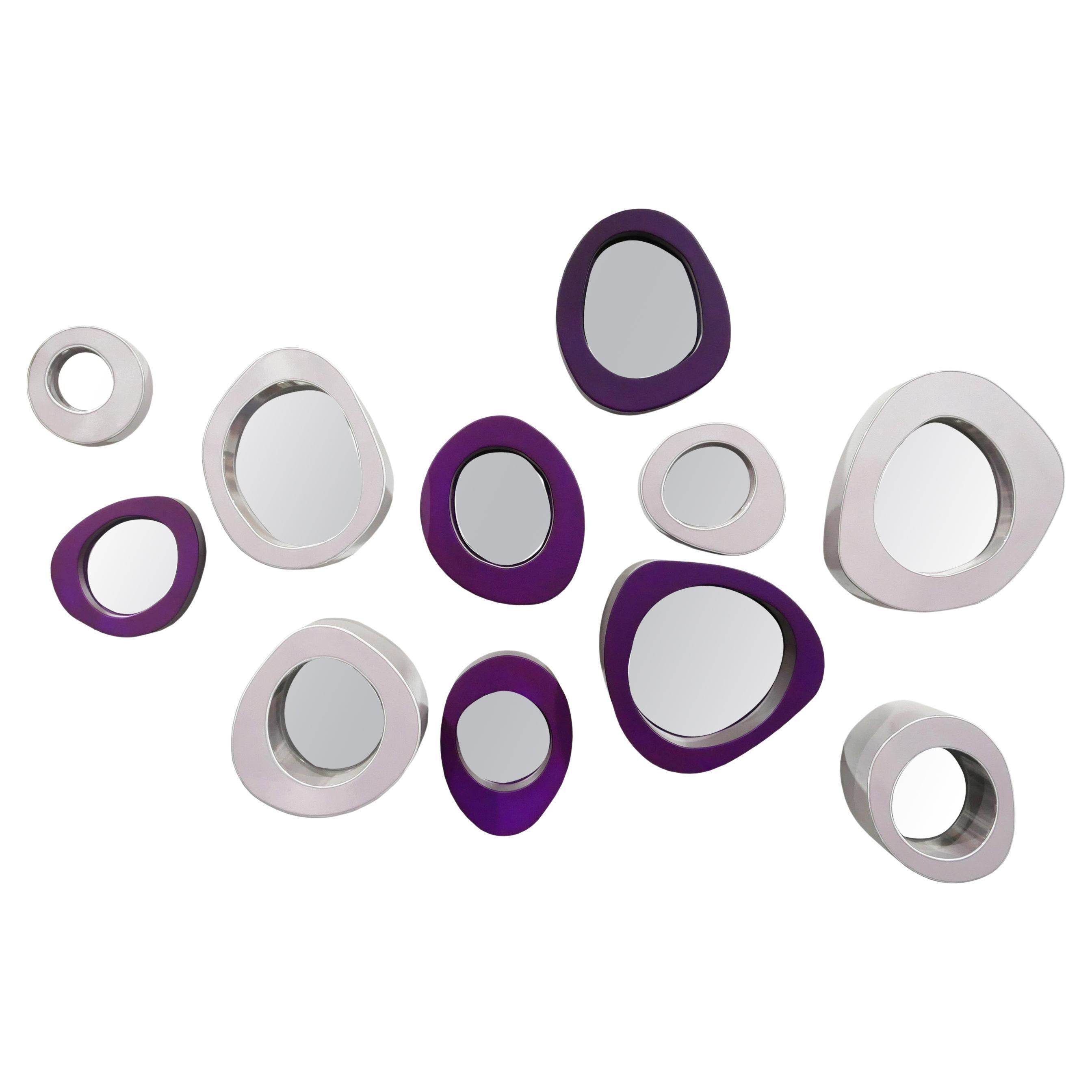 Organic Portals Mirror by Bert Furnari, Powder-Coated Aluminum Mirror