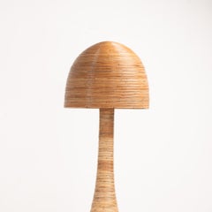 Organic Rattan Shroom 004 Floor Lamp by Nory Mae Parry