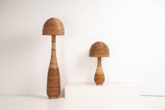 Organic Rattan Shroom 004 Table Lamp