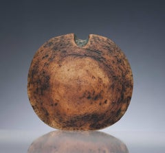 Organic Round Ceramic Vase by British Potter Alan Wallwork