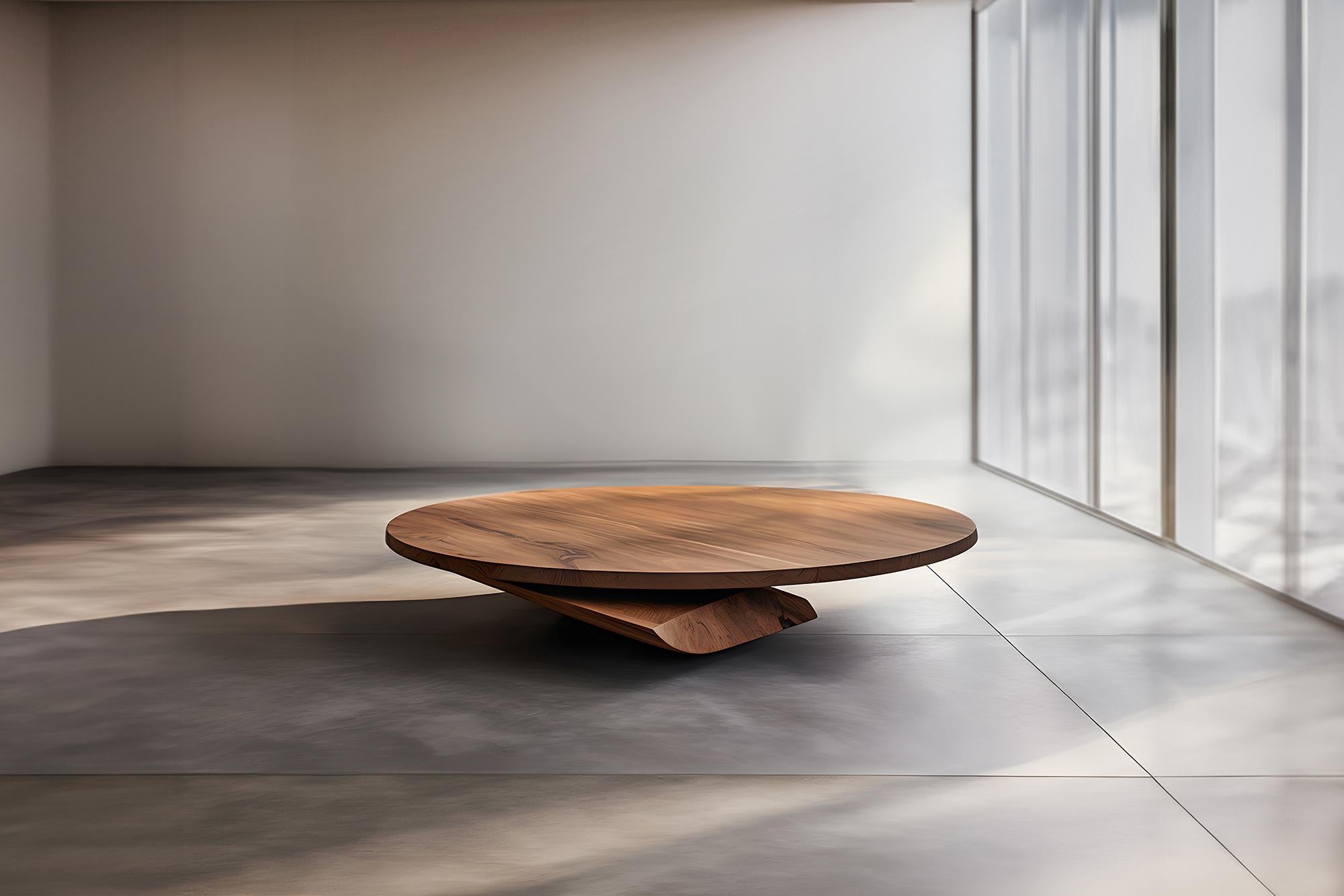 Sculptural Coffee Table Made of Solid Wood, Center Table Solace S51     by Joel Escalona


The Solace table series, designed by Joel Escalona, is a furniture collection that exudes balance and presence, thanks to its sensuous, dense, and irregular