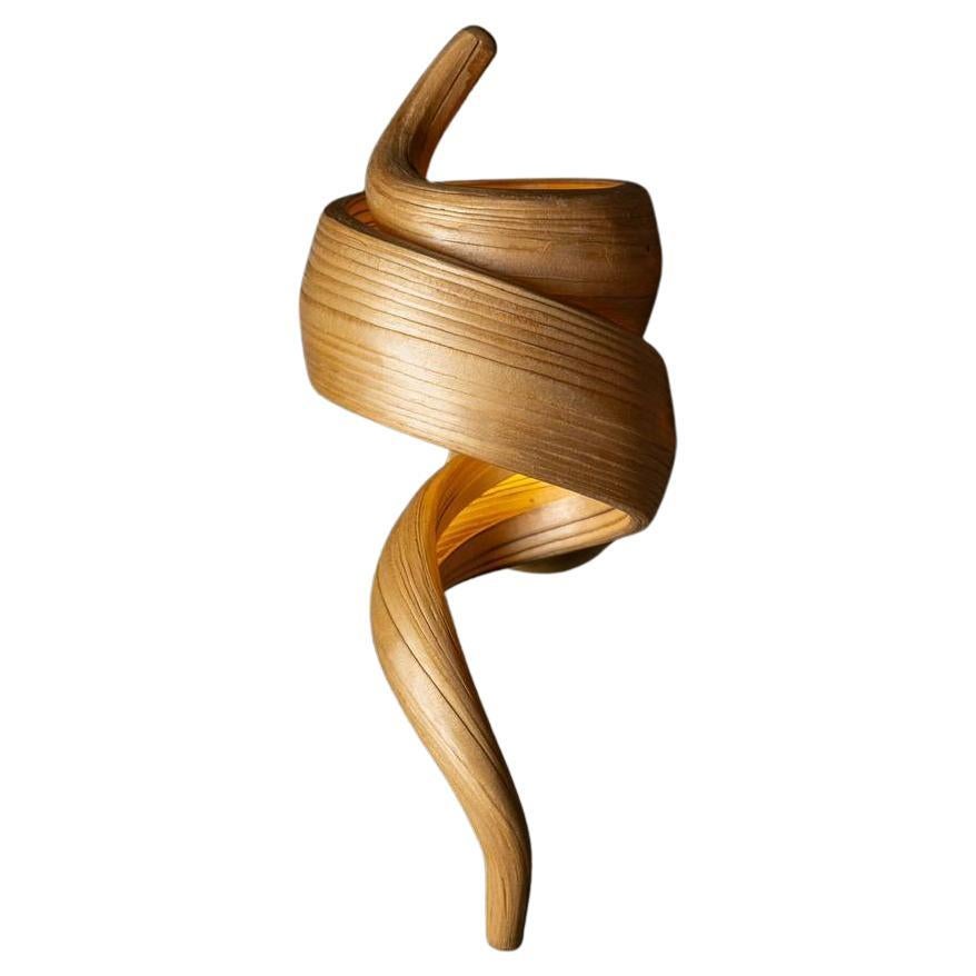 Organic Sculptural Daman wood Wall Lamp Curated Selection