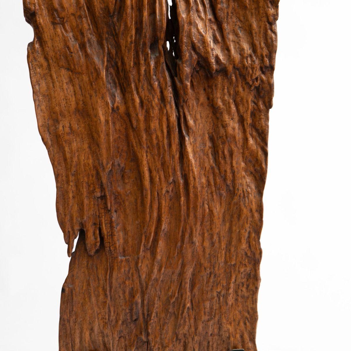 Sculpture organique en bois dur de Narra des Philippines Bon état - En vente à Kastrup, DK