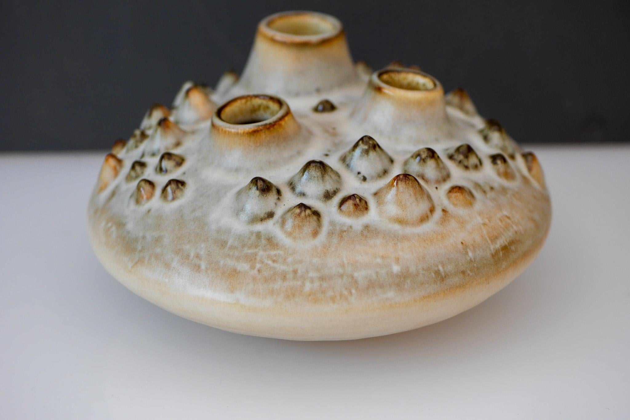 Vaso organico 'Sea Urchin' di Einar Johansen per Soholm, Danimarca in vendita 5