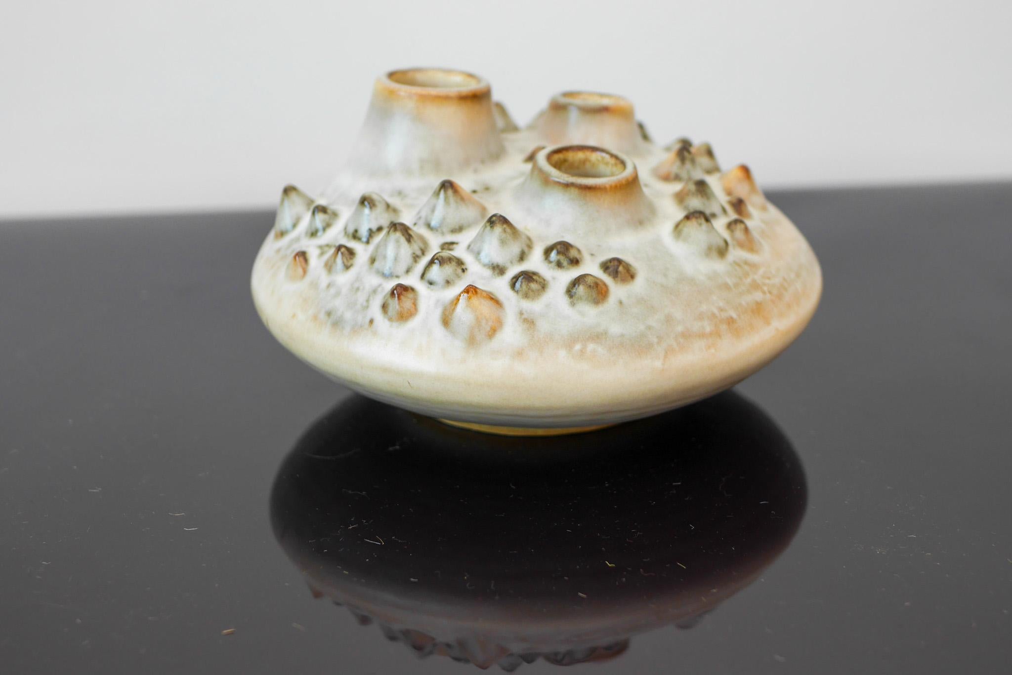Mid-Century moderno Vaso organico 'Sea Urchin' di Einar Johansen per Soholm, Danimarca in vendita