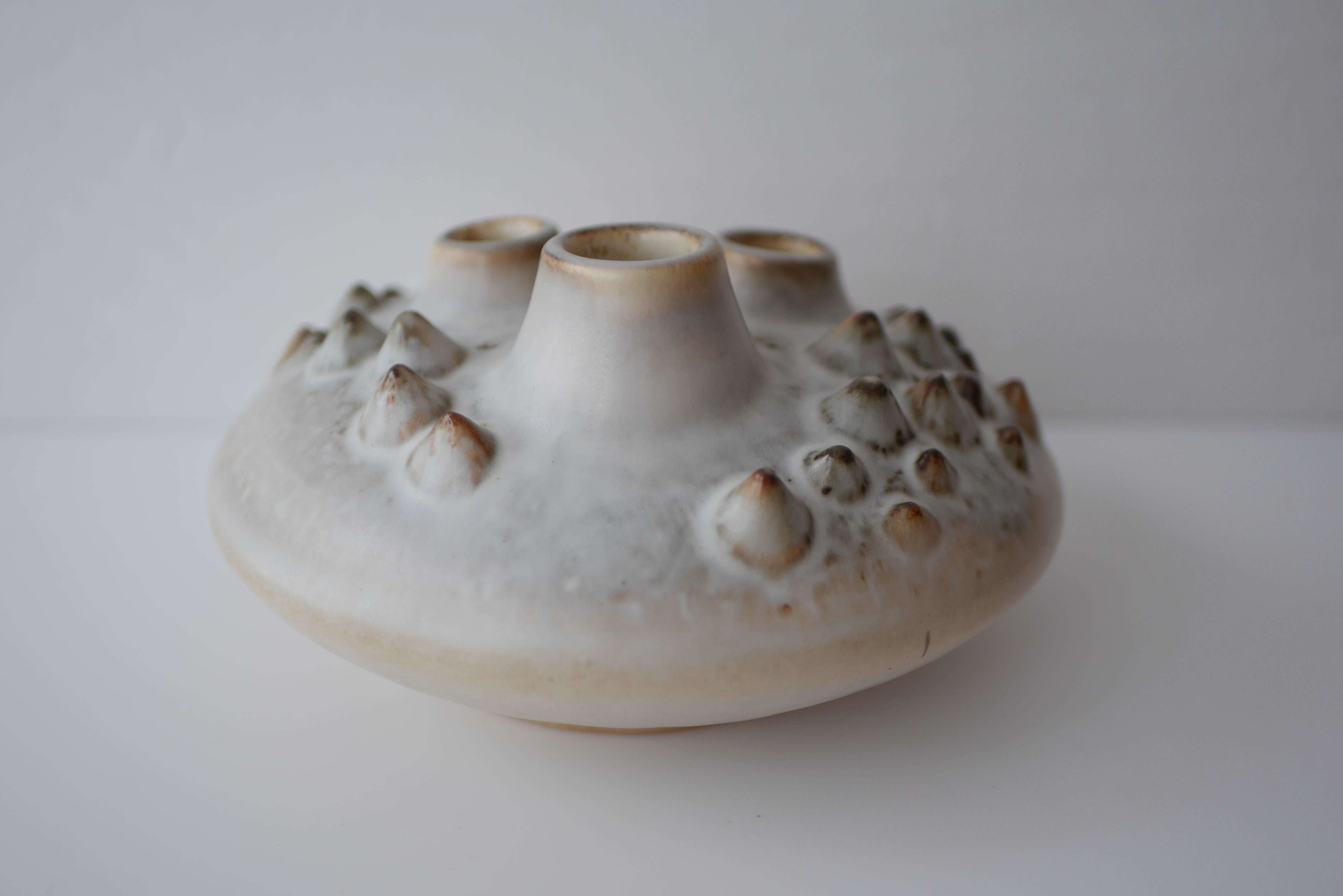 Organic 'Sea Urchin' vase by Einar Johansen for Soholm, Denmark In Good Condition For Sale In Skarpnäck, SE