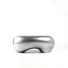 Organic Shape Silver Coffee Table by Marie Leblon France 2003