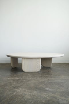 Organic Shaped Modern Coffee Table by Last Workshop, Silk Grey Ash