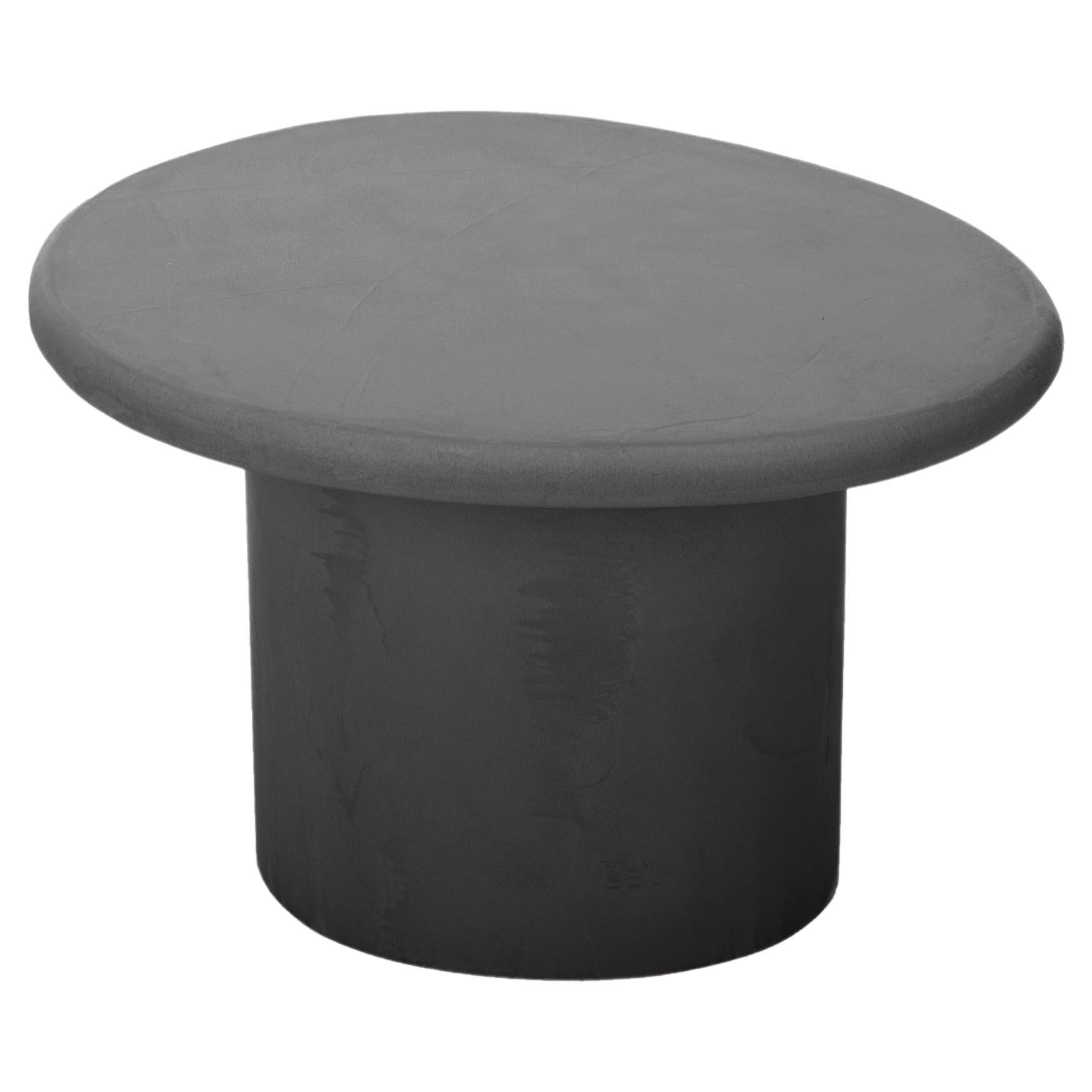 Contemporary Organic Natural Plaster "Sami" Coffee Table by Isabelle Beaumont