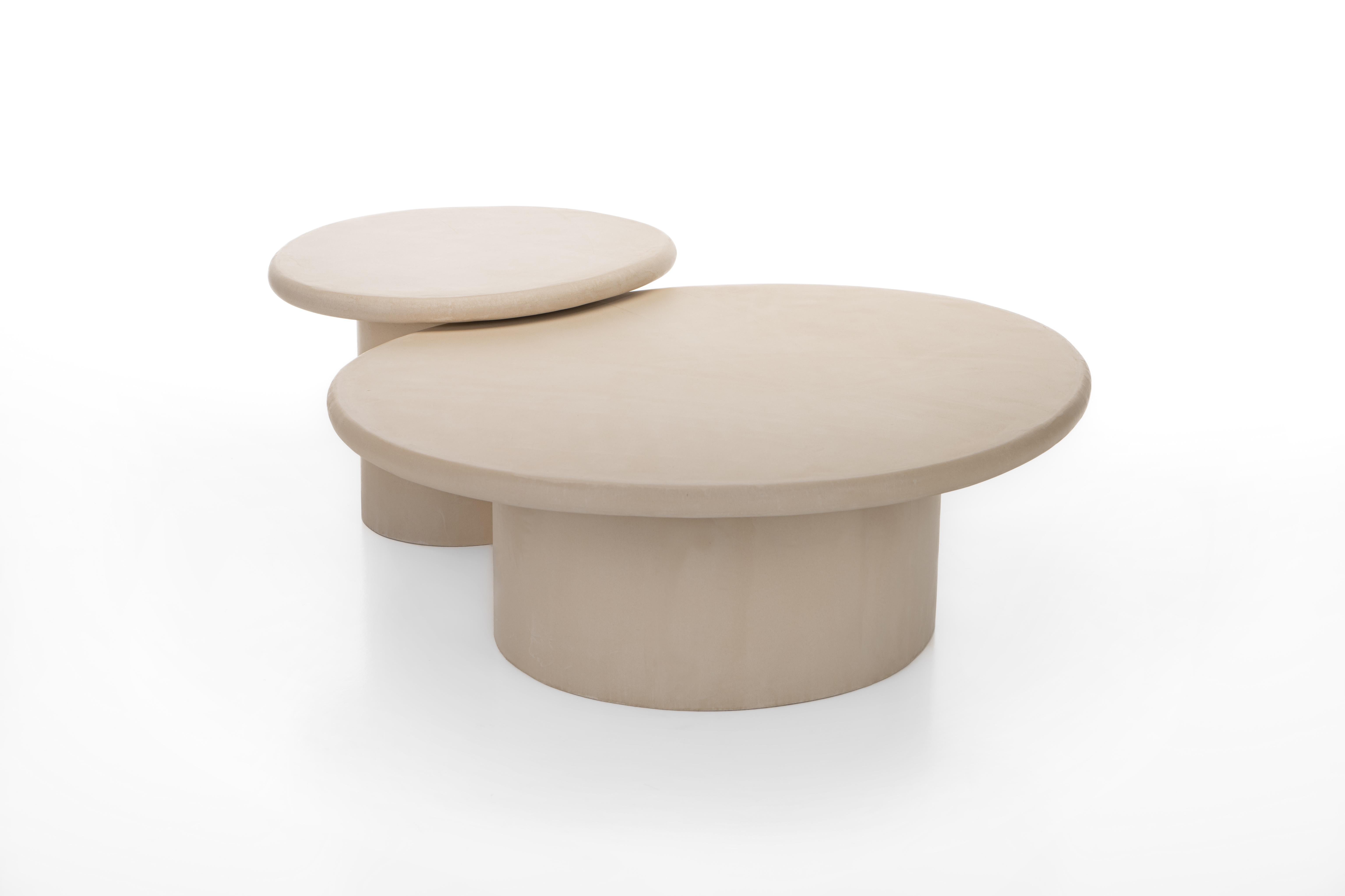 Hand-Crafted Organic Shaped Mortex Coffee Table 