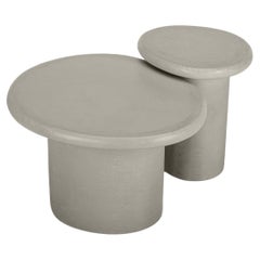 Organic Shaped Mortex Coffee Table Set "Sami" BM2032 by Isabelle Beaumont