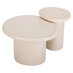 Organic Shaped Mortex Coffee Table Set "Sami" BM24 by Isabelle Beaumont