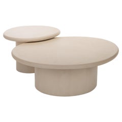 Organic Shaped Mortex Coffee Table Set "Sami" BM32 by Isabelle Beaumont