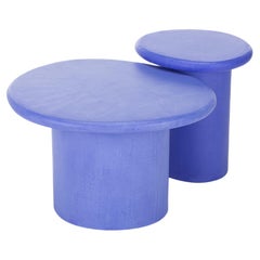 Organic Shaped Mortex Coffee Table Set "Sami" by Isabelle Beaumont