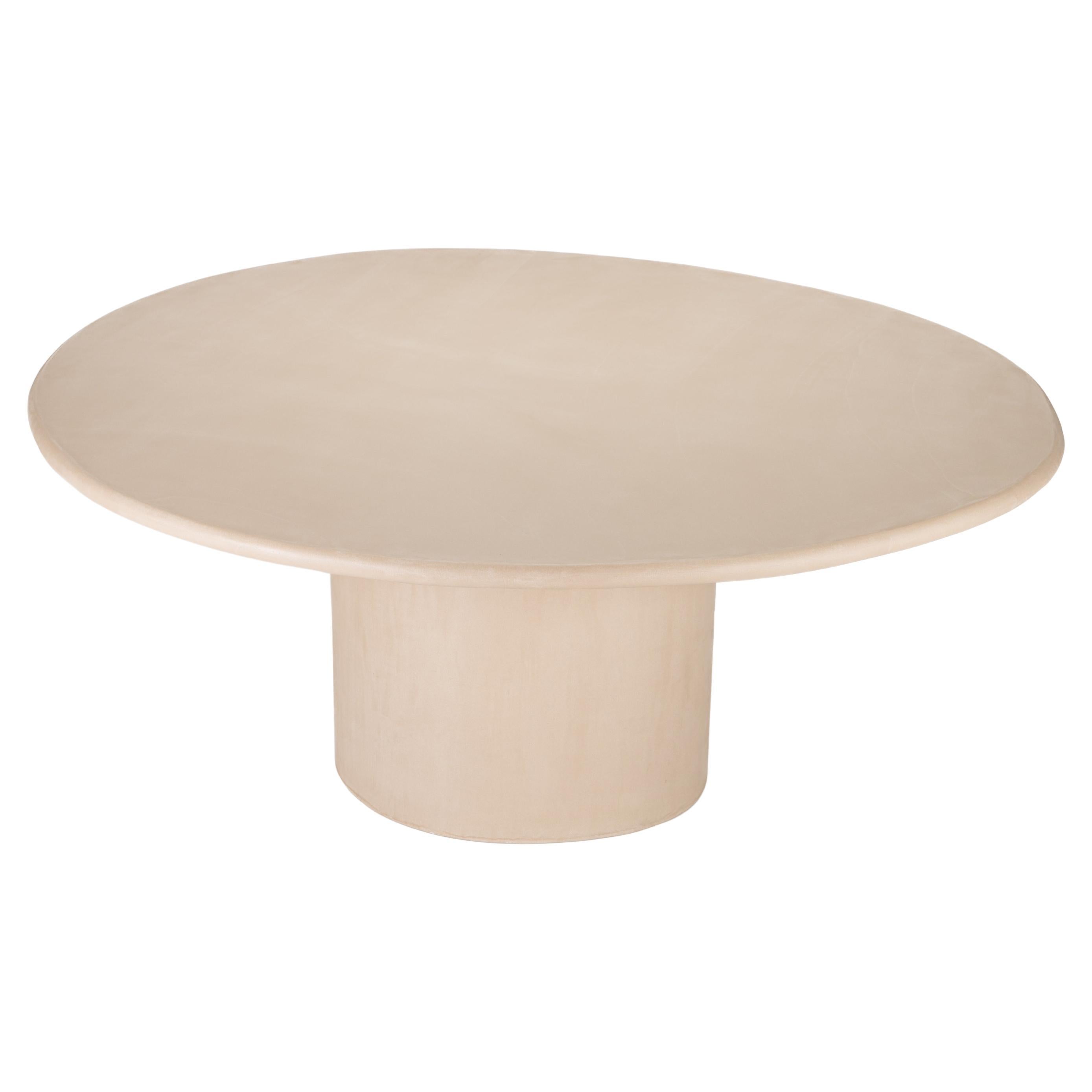 Contemporary Organic Natural Plaster "Sami" Table 190cm by Isabelle Beaumont