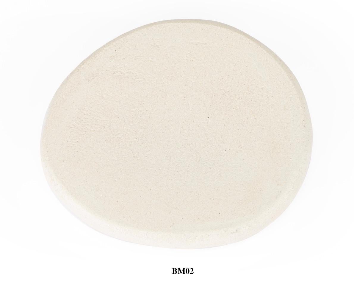 Belgian Organic Shaped Natural Plaster Color Sample by Atelier BB