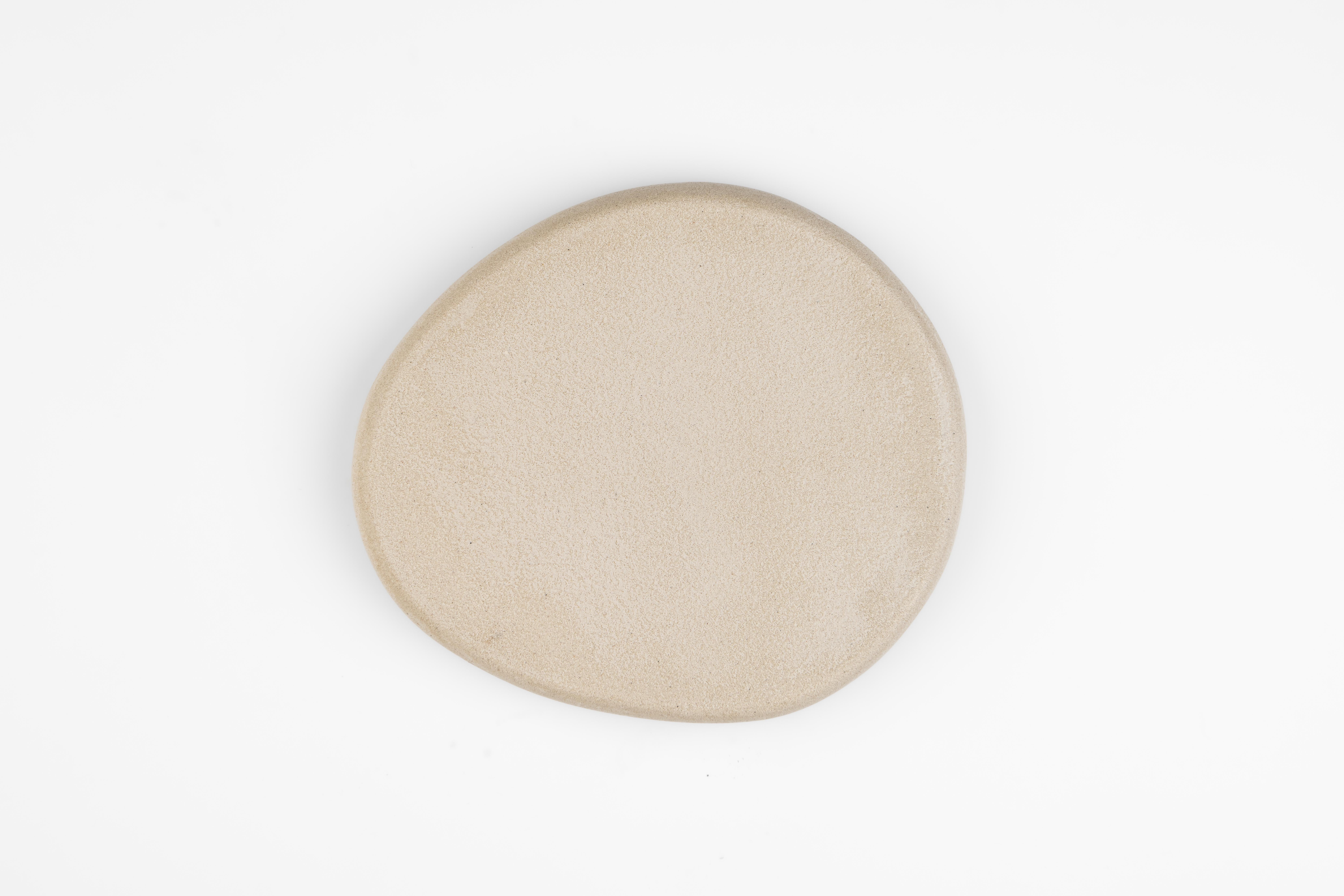 Tavolo organico contemporaneo in gesso naturale 345 cm di Isabelle Beaumont in vendita 1