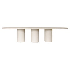 Organic Shaped Natural Plaster Dining/Conference Table 345 by Isabelle Beaumont