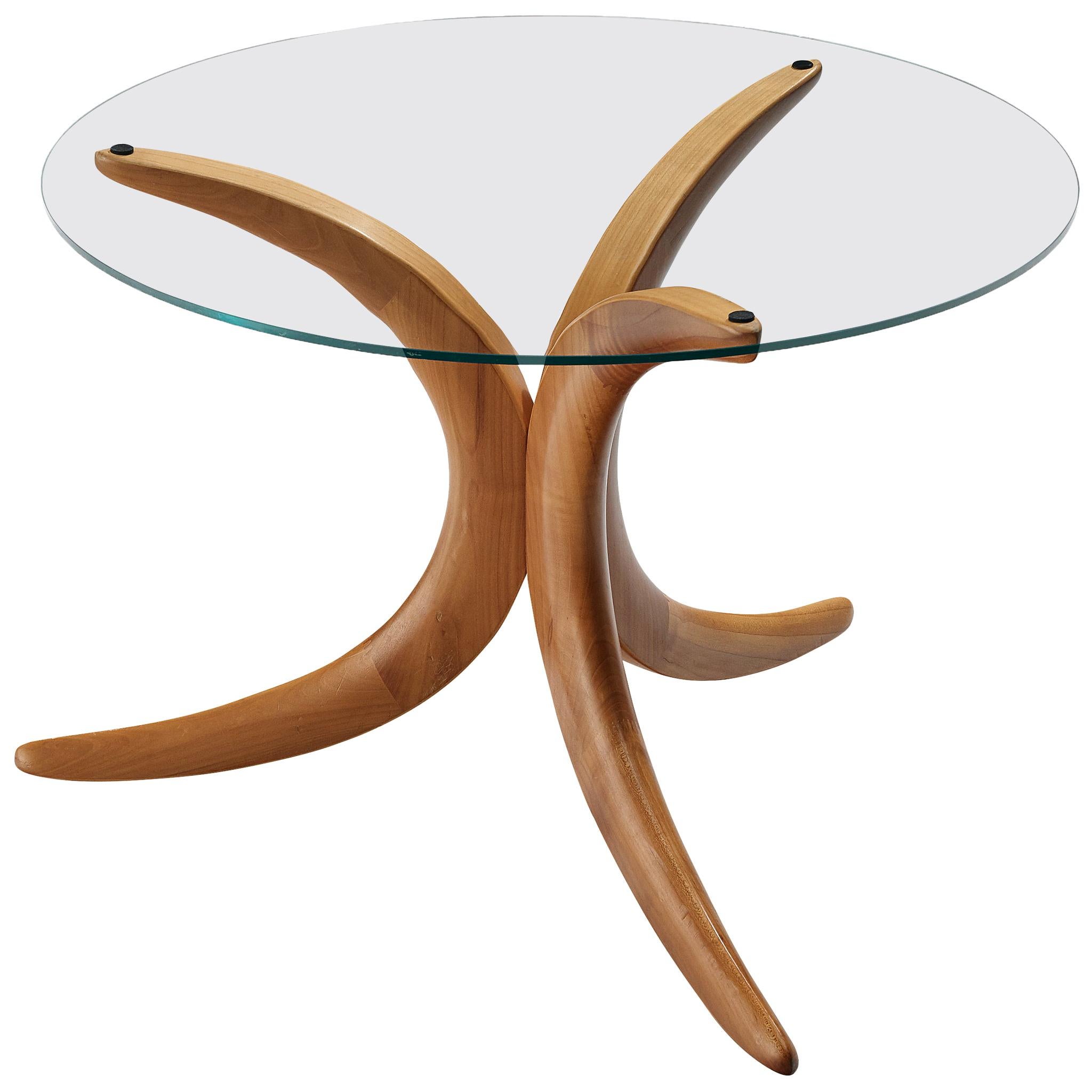 Organic Shaped Tripod Coffee Table