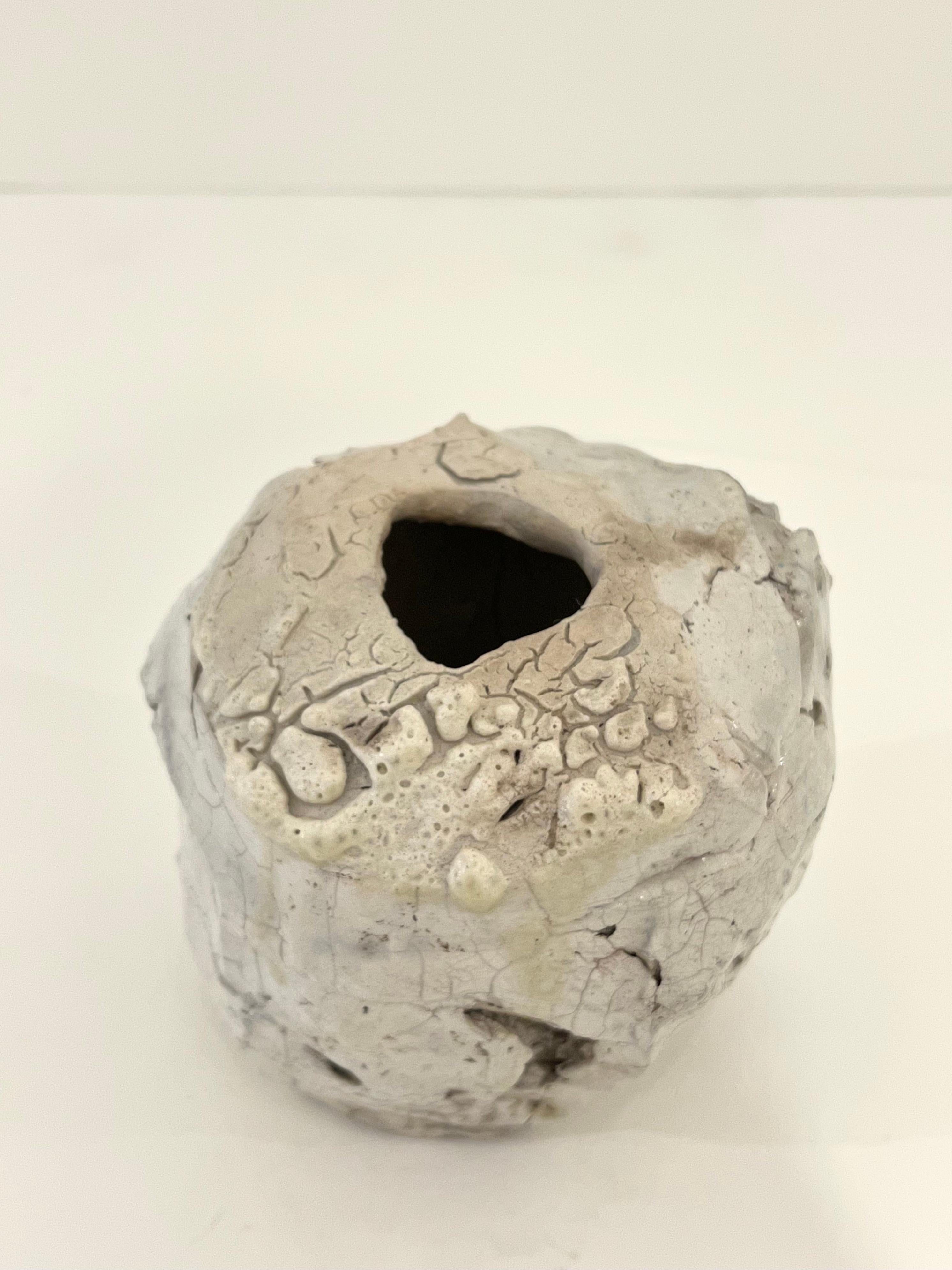 Organic Shaped Vase by Henrik Folsgaard In Good Condition For Sale In New York, NY
