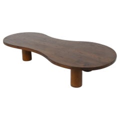 Organic Shaped Wooden Coffee Table, Contemporary, Italy