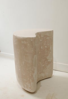 Table d'appoint 03 - Table d'appoint en Gypsum faite à la main - Design de collection limité