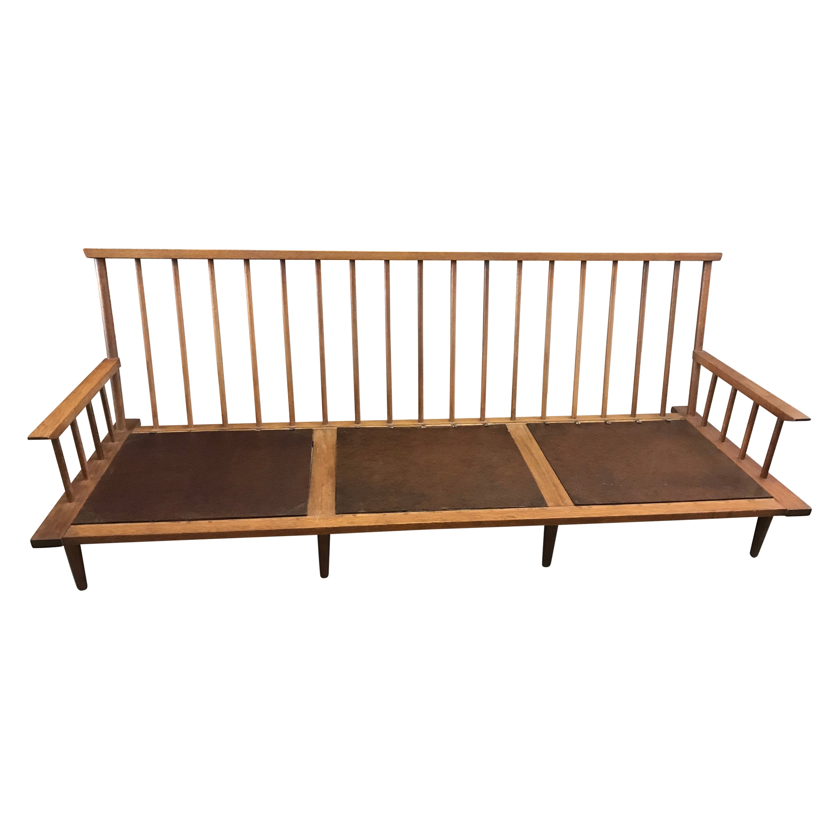 Organic Sofa in the Manner of George Nakashima For Sale