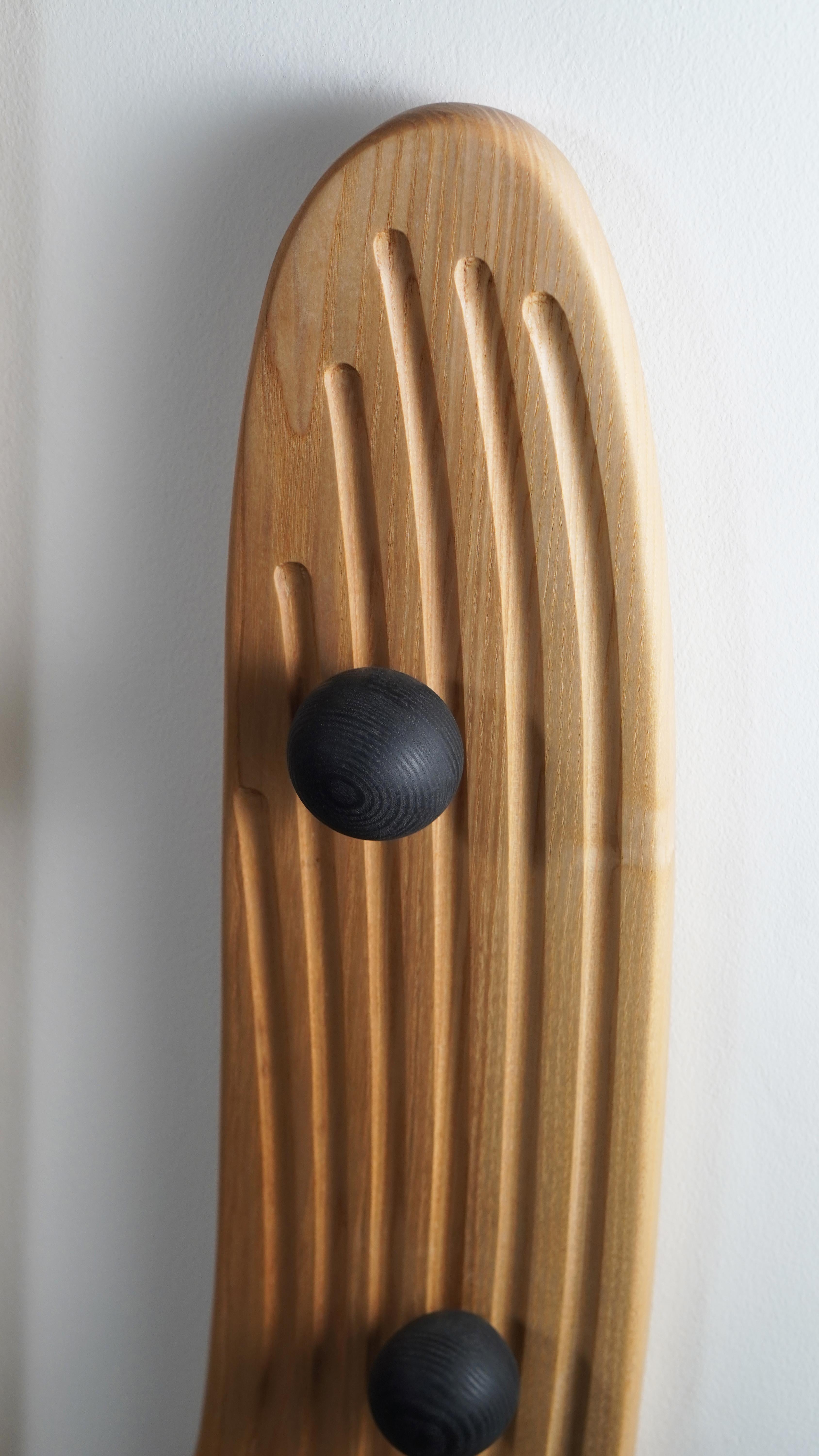 Organico moderno Specchio a pavimento e a parete in legno massiccio con cactus, Wood Modern in vendita