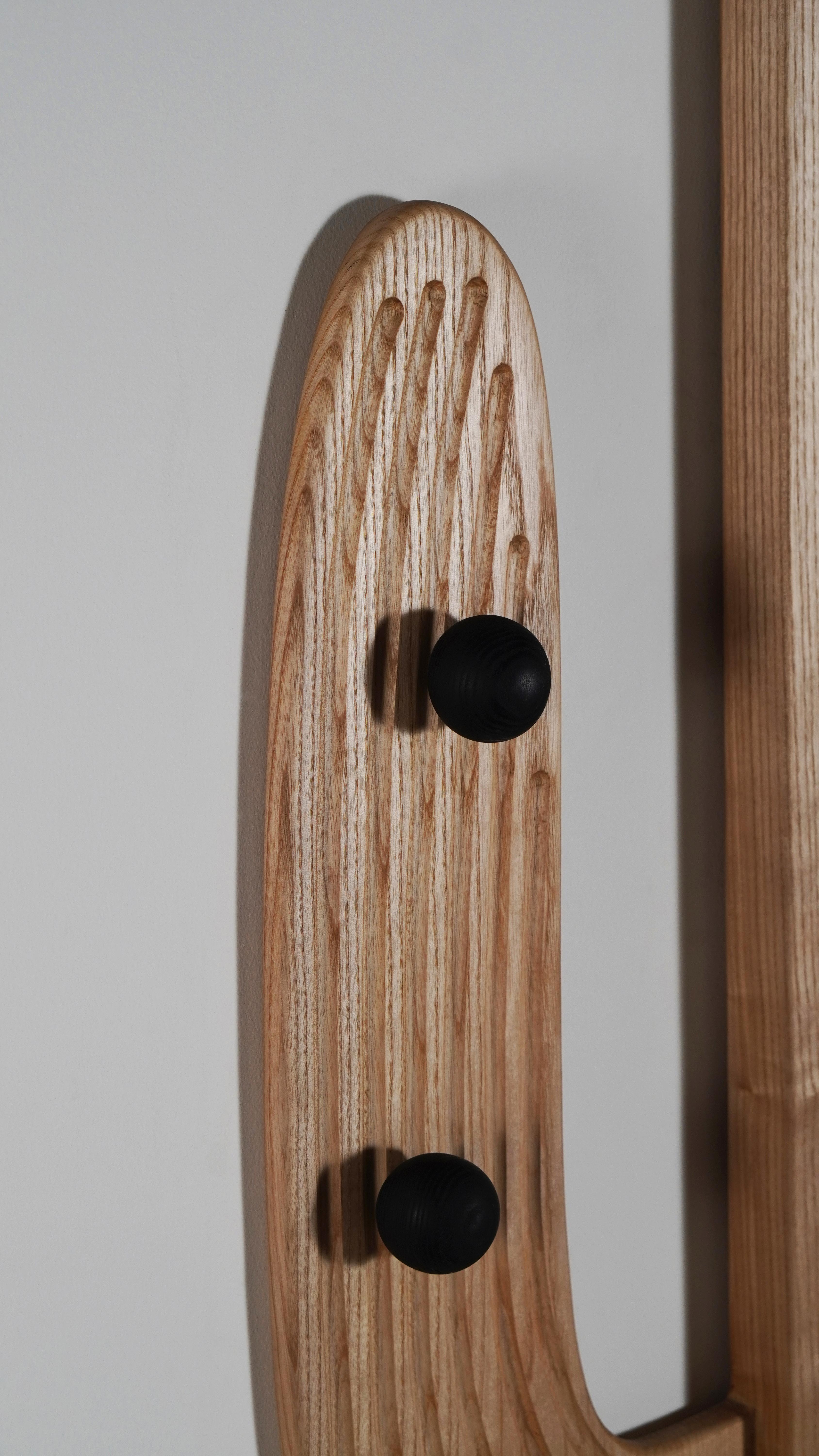 XXI secolo e contemporaneo Specchio a pavimento e a parete in legno massiccio con cactus, Wood Modern in vendita