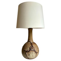 1970er Stiil Dänemark organische Steingut-Kunst-Tischlampe, Stiil