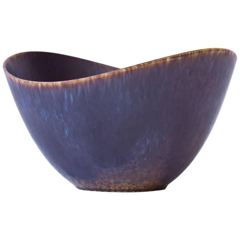 Organic Stoneware Bowl by Gunnar Nylund for Rörstrand, 1950s