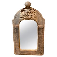 espejo de terracota de estilo orgánico