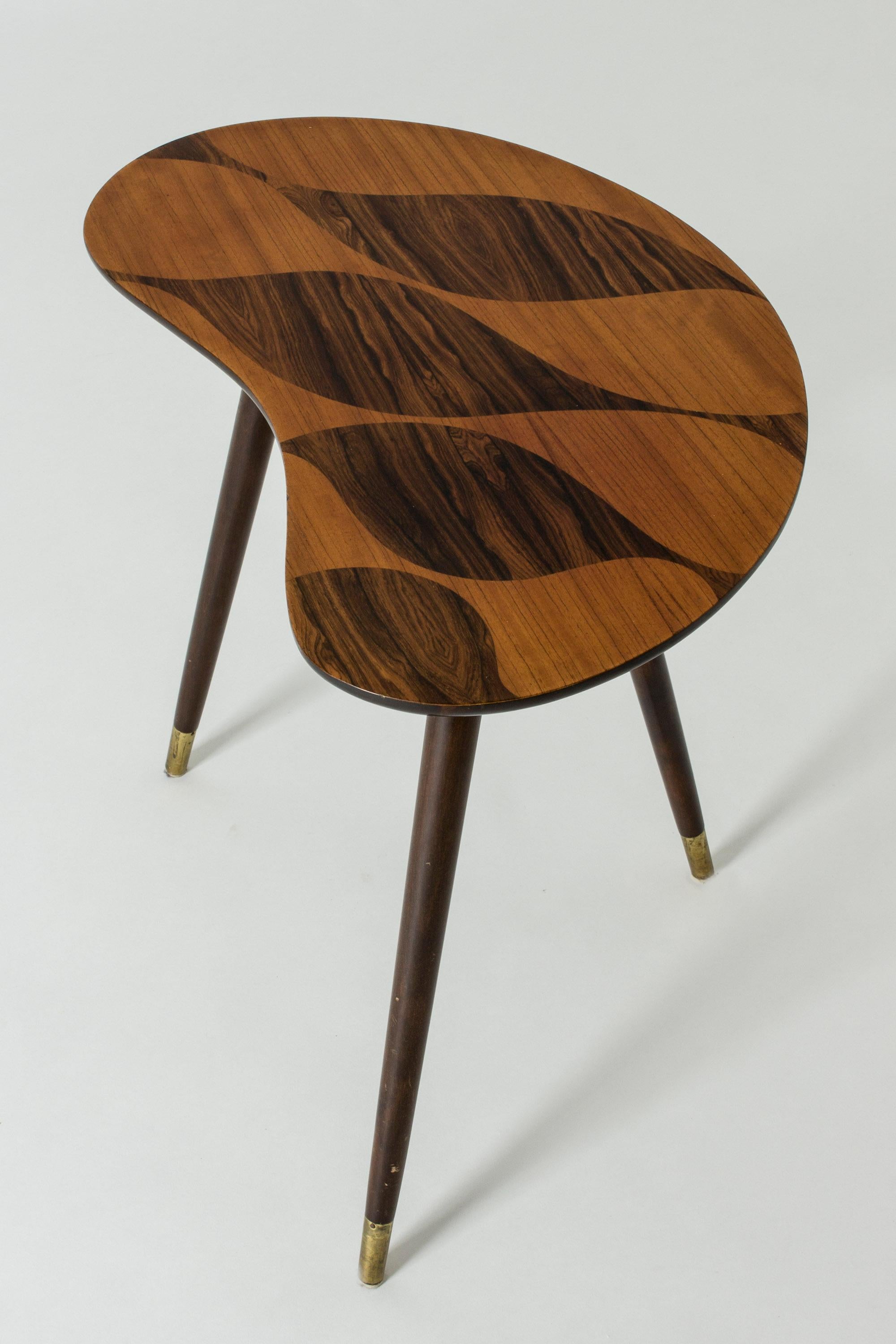 Mid-20th Century Organic Swedish Midcentury Coffee/Occasional Table with Inlaid Wood