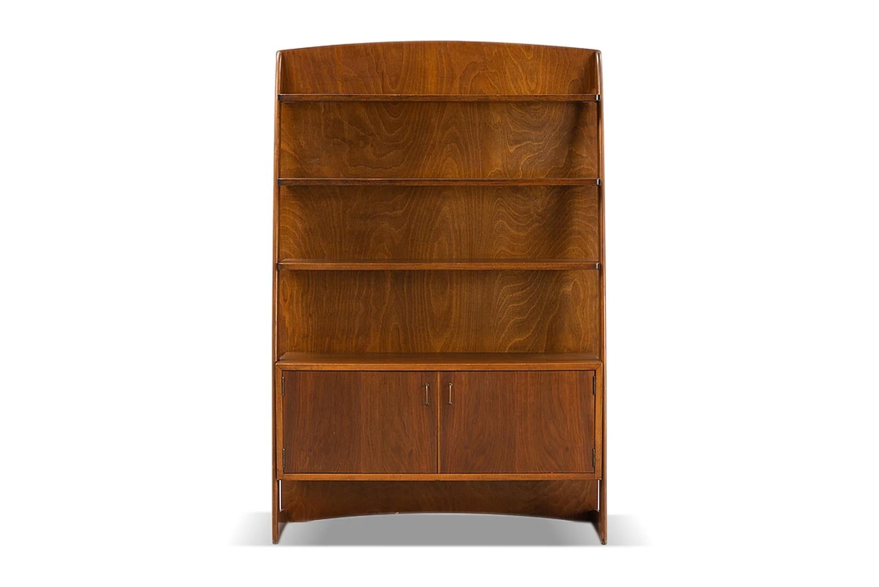 Origin: Sweden
Designer: Unknown
Manufacturer: Unknown
Era: 1950s
Materials: Beech
Measurements: 39.5″ wide x 12.5″ deep x 59.5″ tall

Condition: In excellent original condition with typical wear for its vintage.