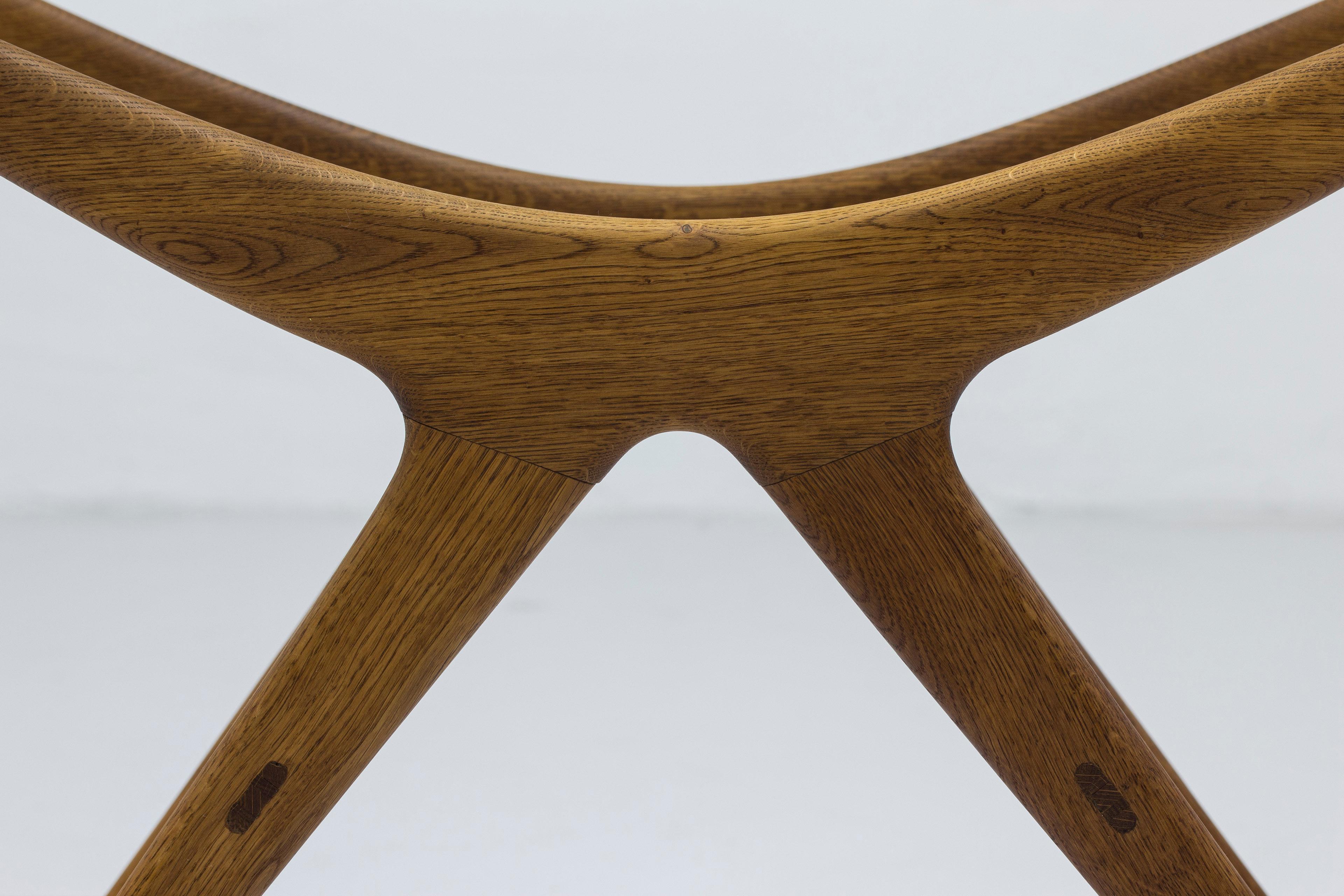 Mid-20th Century Organic table by H. Brockman Petersen, cabinetmaker Louis G. Thiersen & Søn For Sale