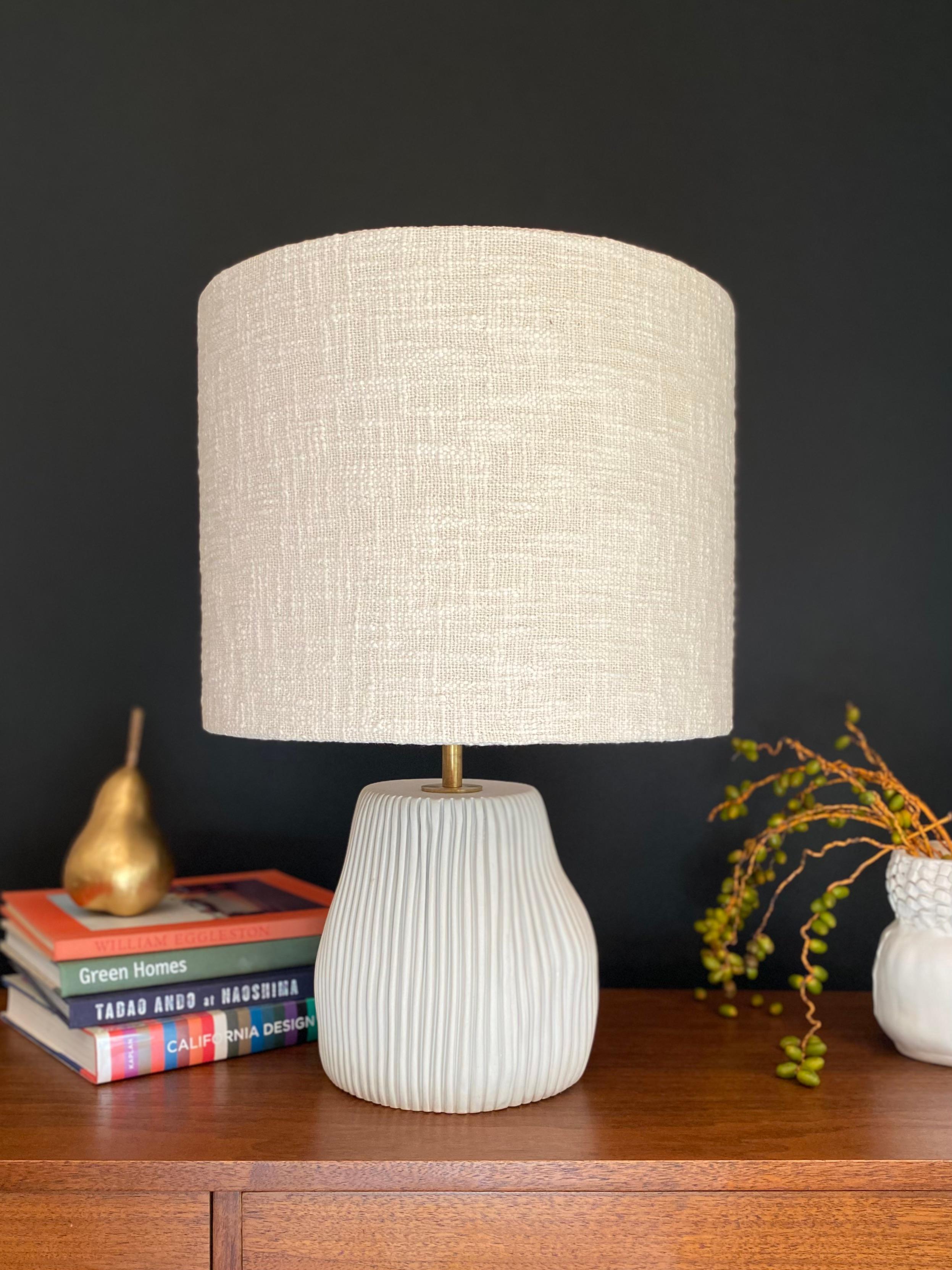 Hand-Crafted Organic Table Lamp #3 For Sale
