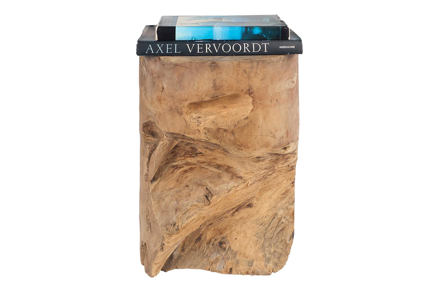 Organic Modern Organic Teak Side Table