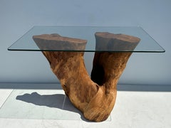 Organic Tree Trunk / Root Console Table