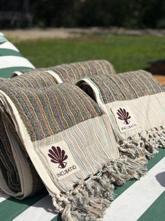 Organic Turkish Thick Looped Cotton Towel Set of 8, Berlin
