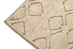 Organic Turkish Tulu Rug in Geometric Pattern