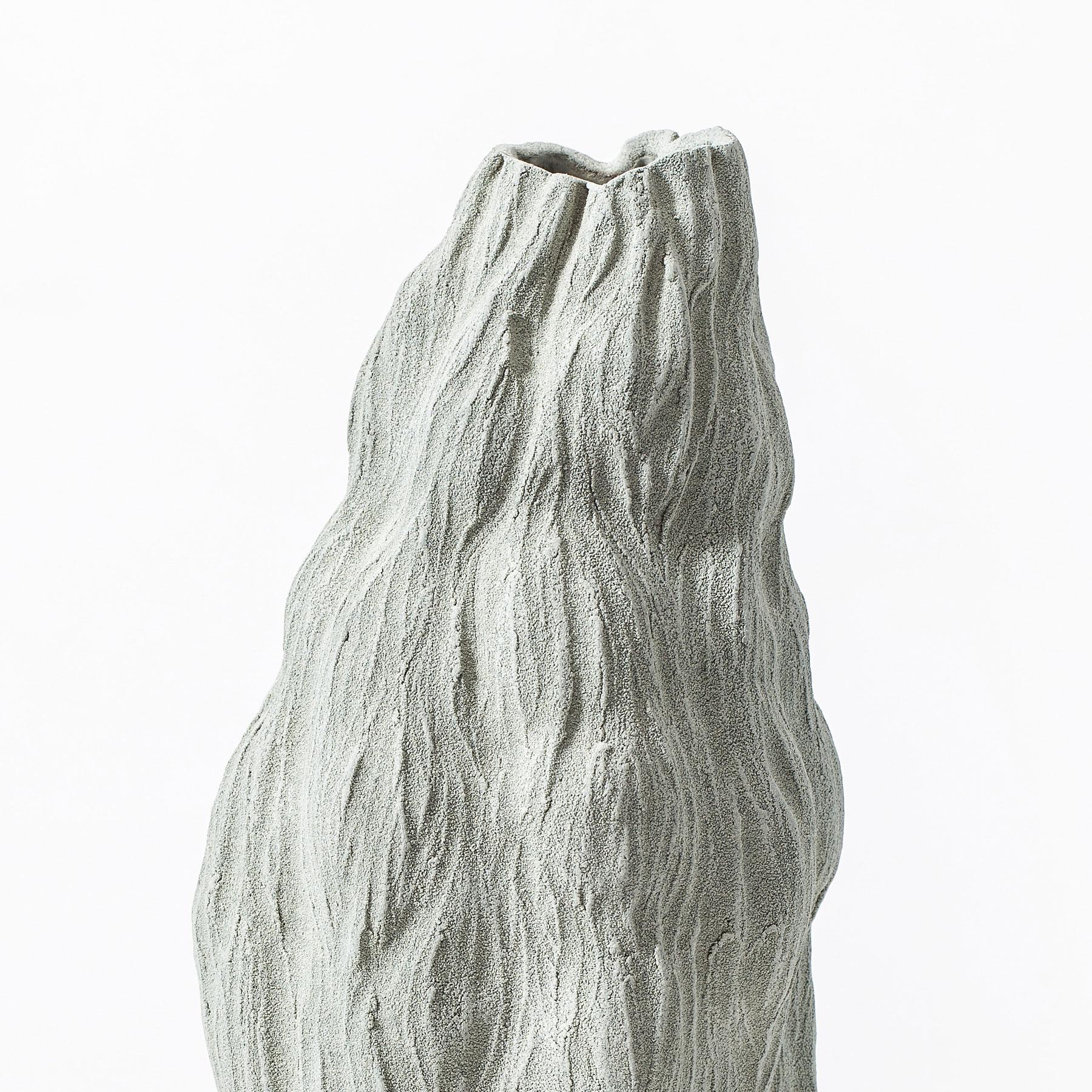 Modern Green Organic Vase by Turi Heisselberg Pedersen
