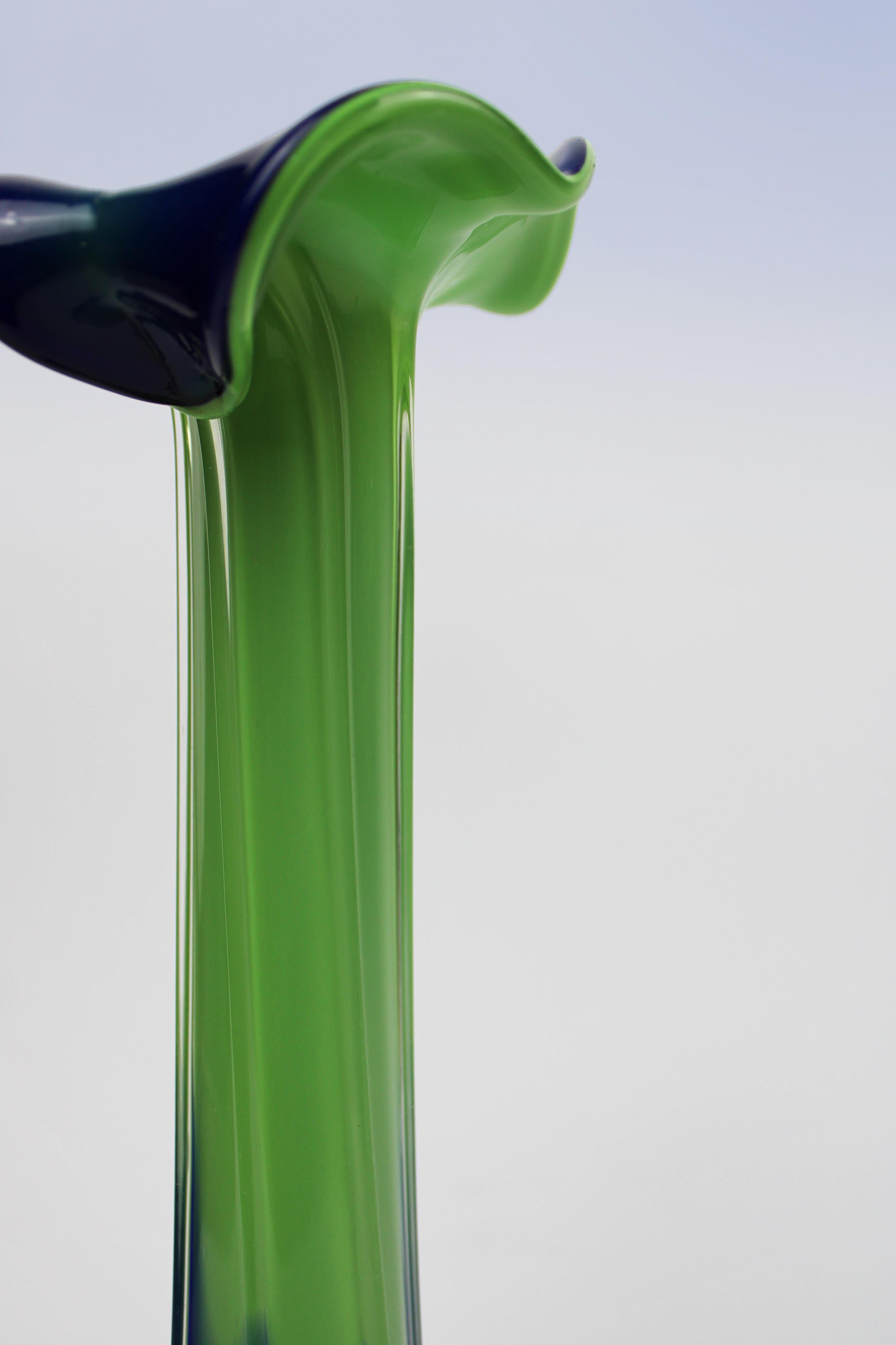 Art Glass Organic Vase Murano Glass 